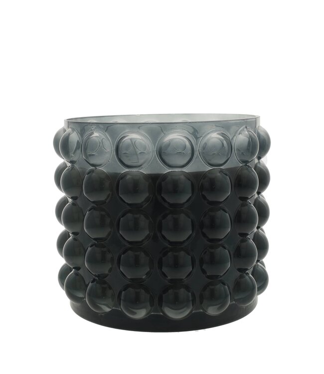 Scentchips® Bergamot & Oudh Grosse Bougie Parfumée Bubbles Gris Foncé - 3978gr - Erreur de fabrication