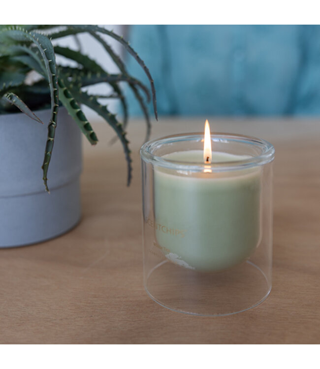 Scentchips® White Tea Fragrance Candle Double Walled - 496gr