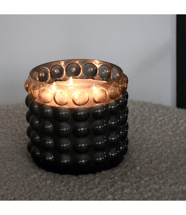 Scentchips® Bergamot & Oudh Fragrance candle Bubbles Dark Grey - 3978gr