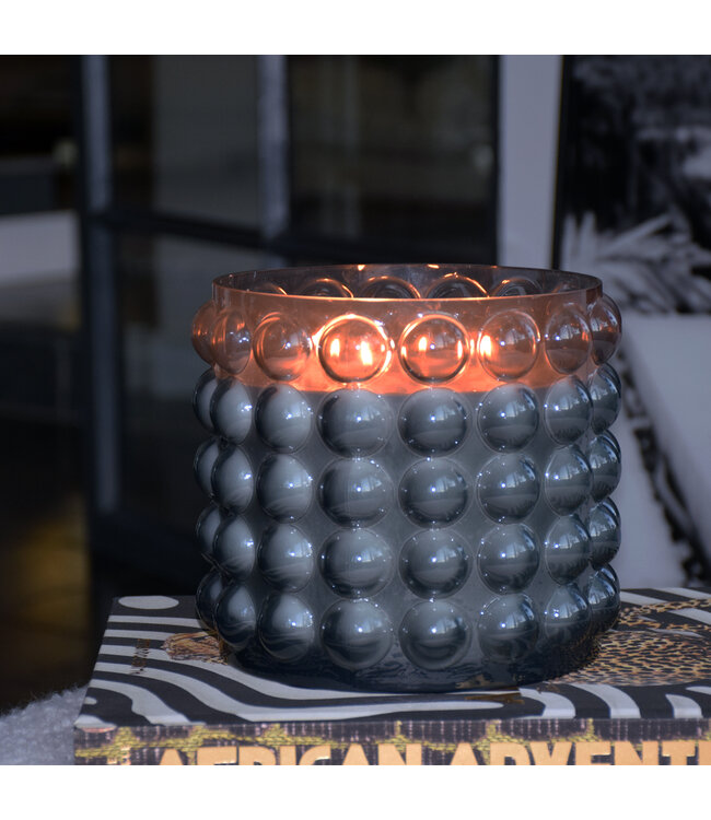 Scentchips® Bergamot & Oudh Fragrance candle Bubbles Dark Grey - 3978gr