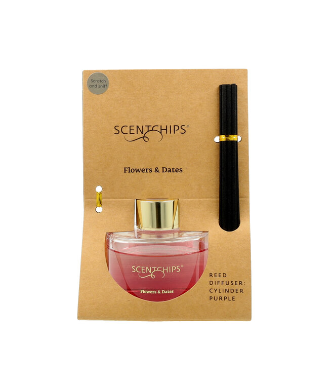 Scentchips® Duftstäbchen-Set Cylinder Flowers & Dates - 100ml