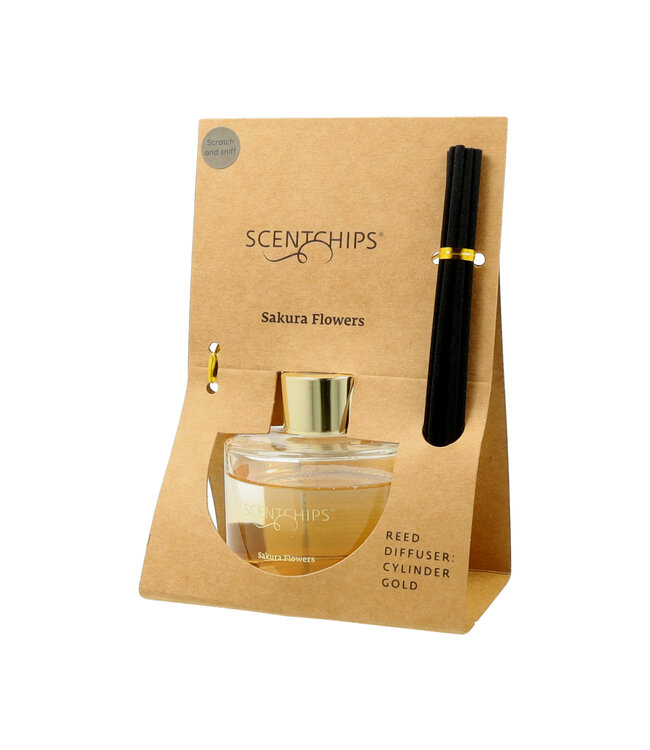 Scentchips® Geurstokjes set Cylinder Sakura Flowers - 100ml