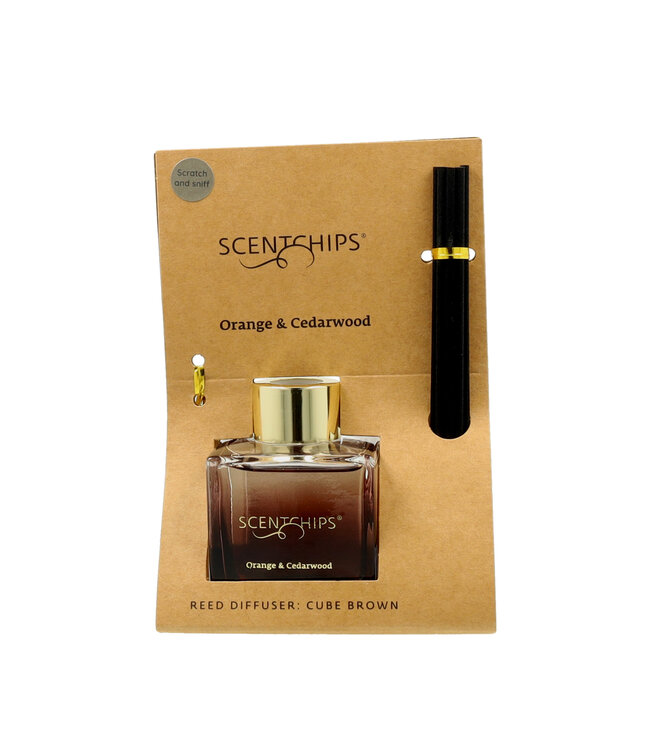 Scentchips® Duftstäbchen-Set Cube Orange & Cedarwood  - 100ml