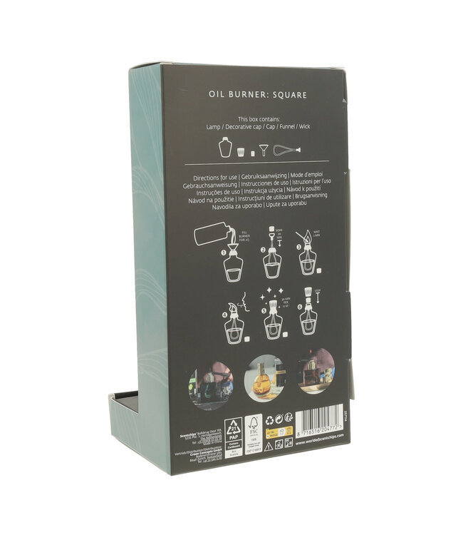 Scentchips® Scentoil Lamp Square Petrol - Ölbrenner