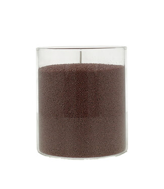 Glass holder for Candle Sand transparent