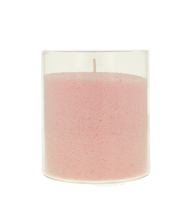 Glass holder for Candle Sand transparent
