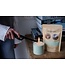 Glass holder for Candle Sand transparent