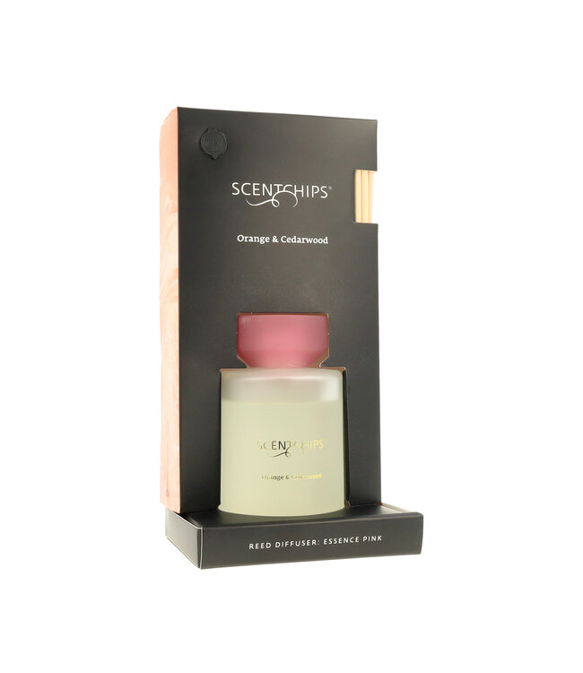 Scentchips® Kit Bâtonnets Diffuseurs Parfumés Essence Orange & Cedarwood - 200ml