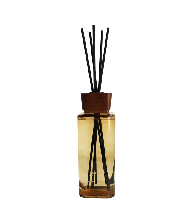 Scentchips® Reed diffuser set Bliss Wood Orange & Cedarwood - 500ml