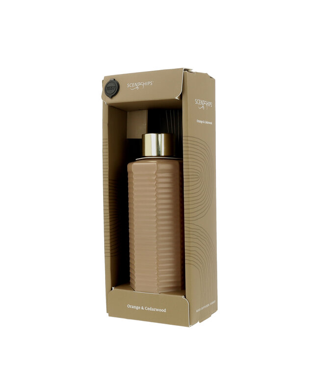 Scentchips® Geurstokjes set Ribbed Orange & Cedarwood - 200ml