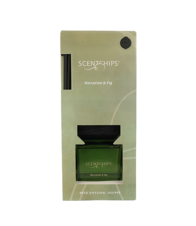 Scentchips® Reed diffuser set Square Nectarine & Fig - 250ml