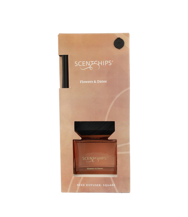 Scentchips® Kit Bâtonnets Diffuseurs Parfumés Square Flowers & Dates - 250ml