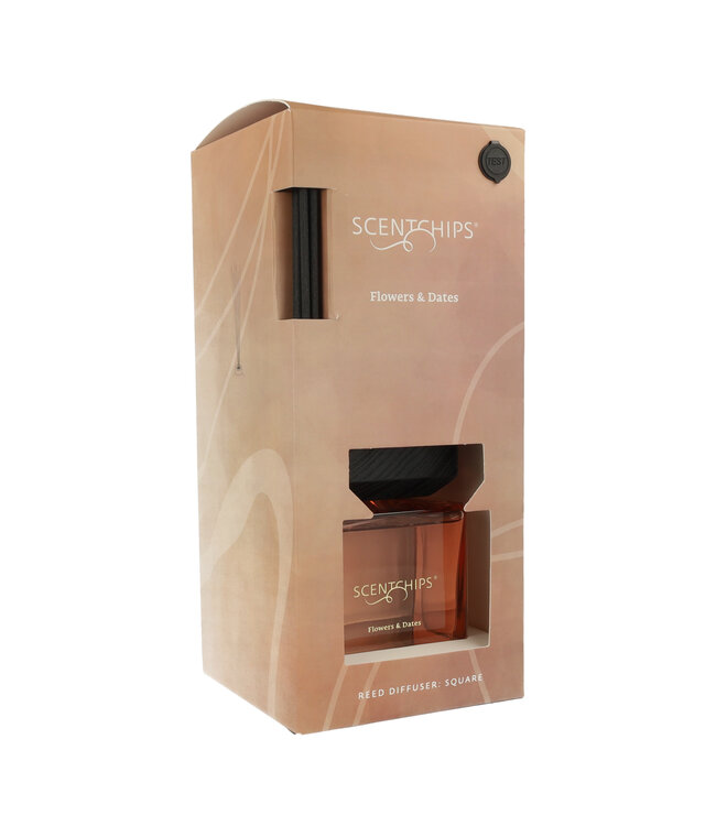 Scentchips® Kit Bâtonnets Diffuseurs Parfumés Square Flowers & Dates - 250ml
