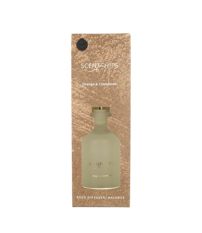 Scentchips® Kit Bâtonnets Diffuseurs Parfumés Balance Orange & Cinnamon - 180ml