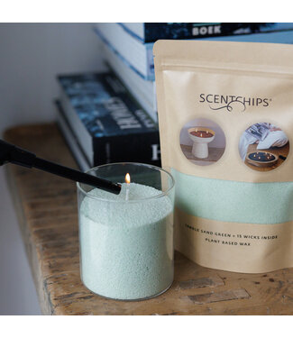 Candle Sand 250g Green