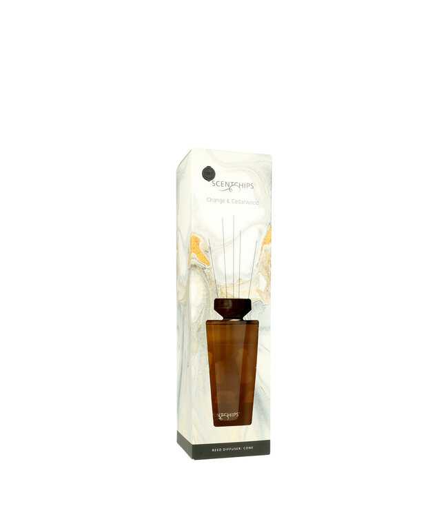 Scentchips® Duftstäbchen-Set Cone Orange & Cedarwood - 500ml