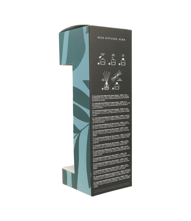 Scentchips® Reed diffuser set Aura Sakura Flowers - 200ml