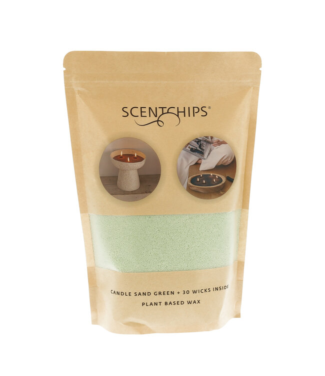 Candle Sand 500g Green