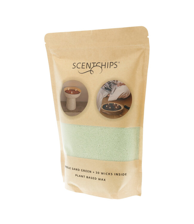 Sable pour bougie 500g Vert