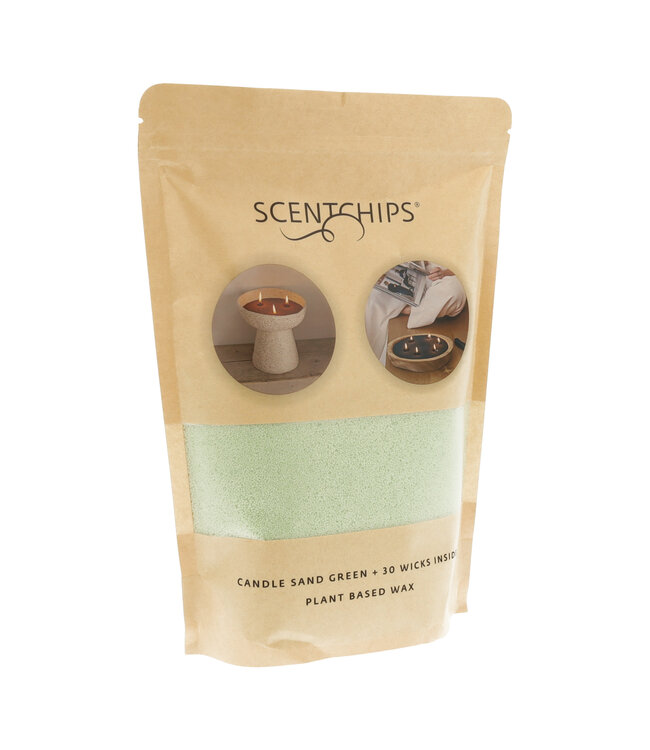 Candle Sand 500g Green