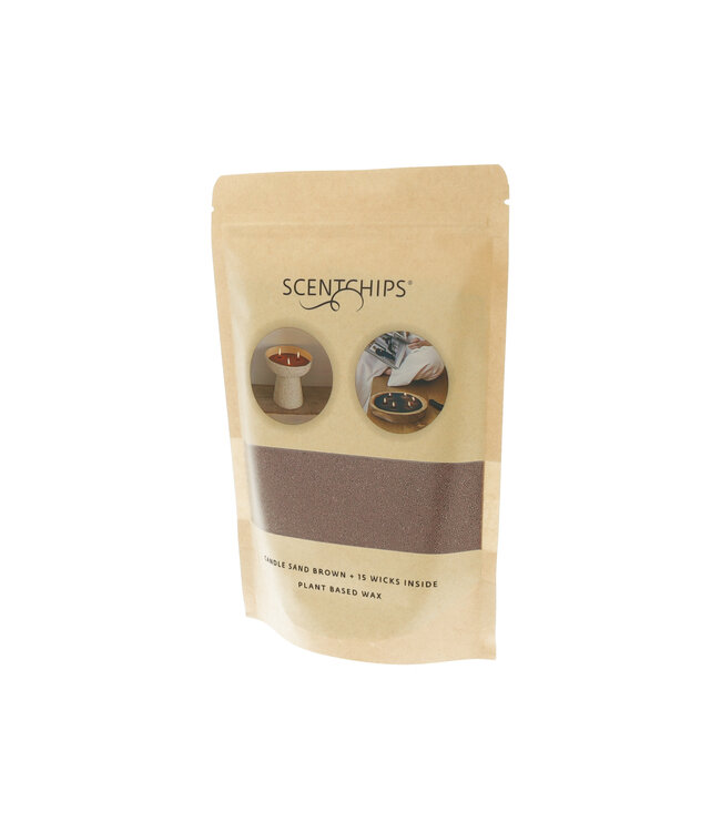 Kerzensand 250g Braun