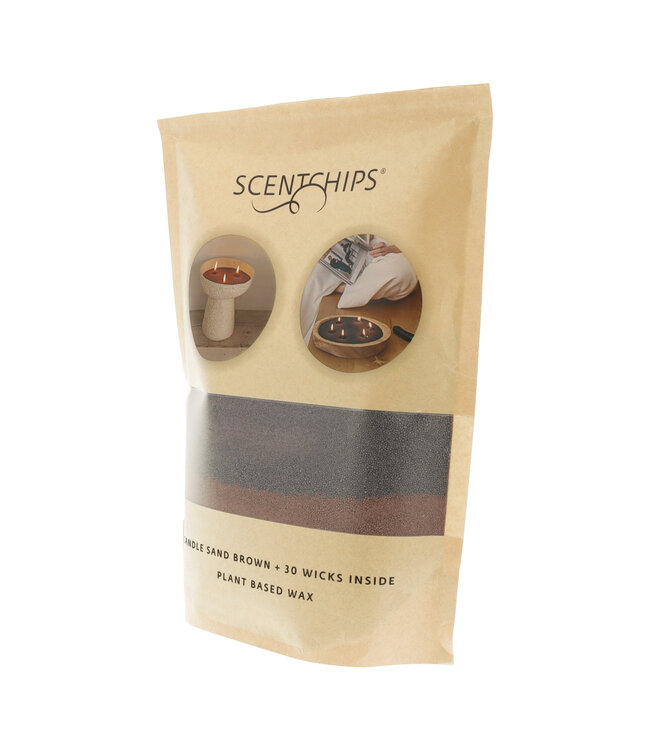 Sable pour bougie 500g Brun