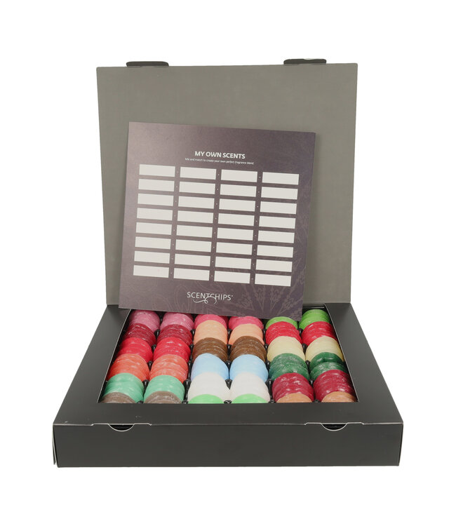 Scentchips®  Mix Your Scent Box storage box 144 scented wax melts
