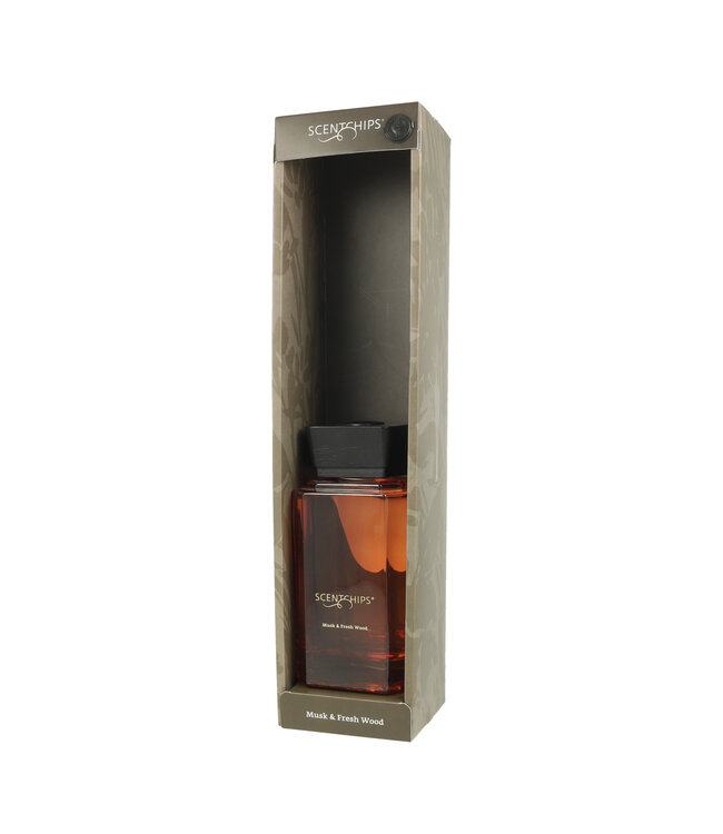 Scentchips® Geurstokjes set Quadra Musk & Fresh Wood - 500ml