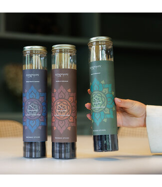 Scentchips® Bâtonnets d’Encens Sage & Cedarwood – 100 Bâtonnets avec Porte-Encens