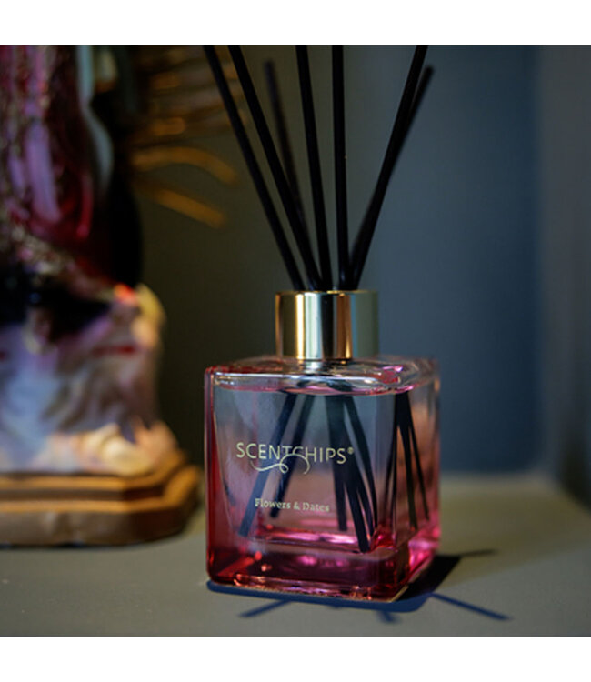 Scentchips® Kit Bâtonnets Diffuseurs Parfumés Cube Flowers & Dates - 100ml