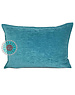 Esperanza Deseo Kussen effen turquoise 50x70