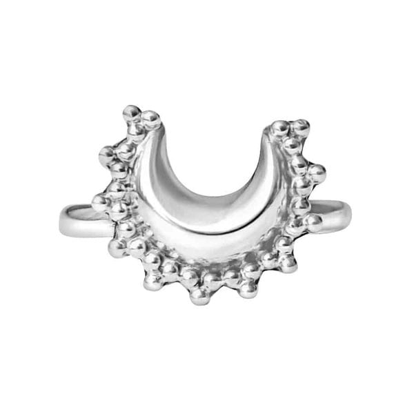 Happy Hippies Happy Hippies Ring moon sterling zilver