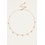 My Jewellery My Jewellery - Beige kralenketting met hartjes