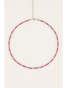 My Jewellery My Jewellery - Ketting met roze stenen Mood