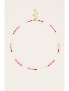 My Jewellery My Jewellery - Candy ketting met roze kralen