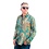 Cloud9Ibiza Mannen Blouse Psychedelic Turquoise | Cloud9Ibiza