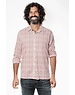 Cloud9Ibiza Mannen Blouse Meshprint Rood