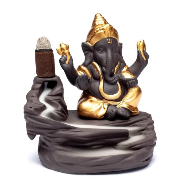 Backflow waterval wierookbrander Ganesha