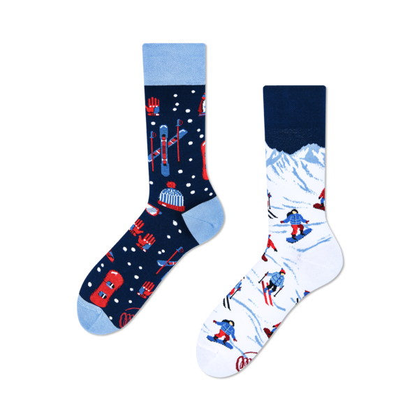 Mismatched Sokken Sokken Alpine Ski by Many Mornings