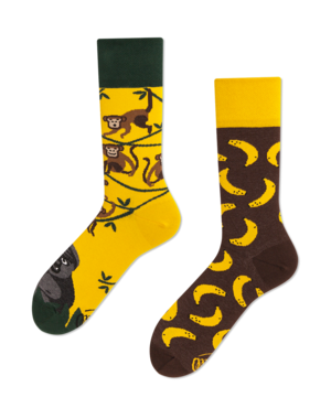 Mismatched Sokken Sokken Monkey Business by Many Mornings