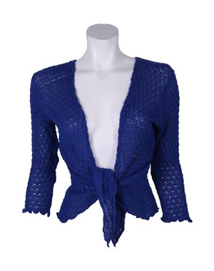 Bindi Vest Ajour Kobalt