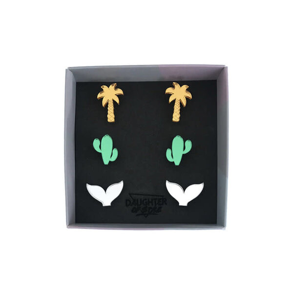 Daughter of Style Oorbellen Studs Mini Summer (3 paar) | Daughter of Style