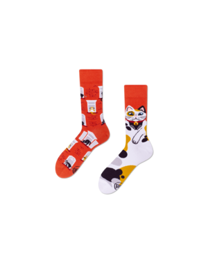 Mismatched Sokken Sokken City Cat by Many Mornings