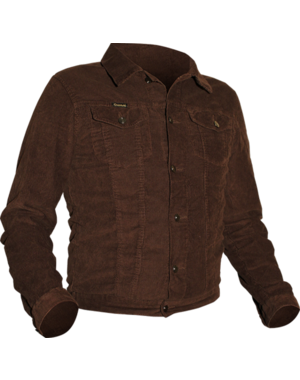 Chenaski Western-jacket corduroy bruin