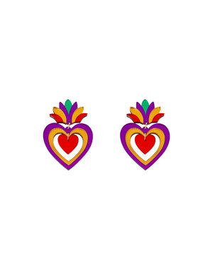 Daughter of Style Oorbellen Corazon Sacro