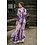 Jurk tie-dye purple/pink