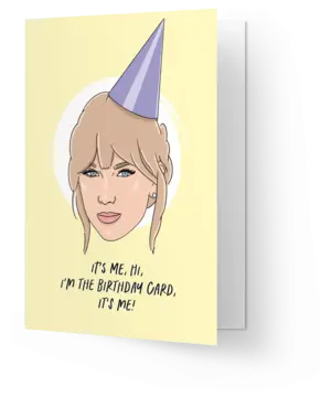 Kaart Blanche It's me Birthday card