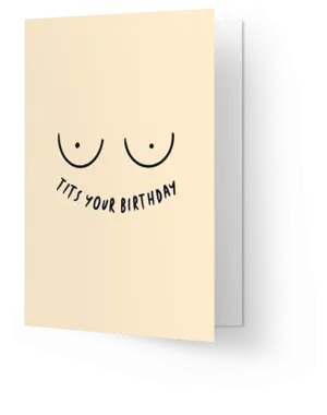 Kaart Blanche Tits birthday