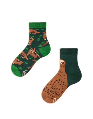 Mismatched Sokken Kindersokken Sloth Life By Many Mornings