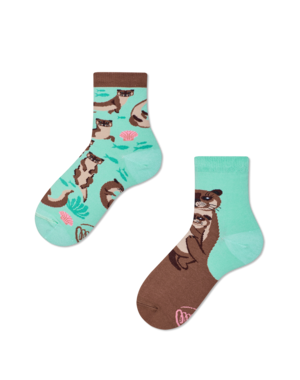 Mismatched Sokken Kindersokken Otter Stories By Many Mornings